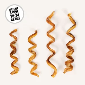 Curly Bully Stick Dog Treat  (Per Piece)