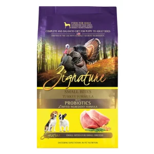 Zignature Dog Food Small Bites Turkey Formula 4 lb